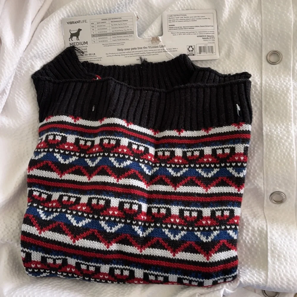 NEW Sweater dog beagle standard poodle 17 inches